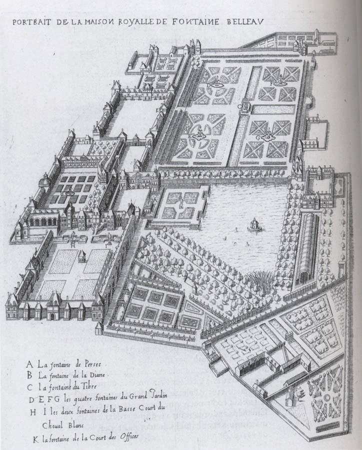 The Garden of Fontainebleau as Laid out